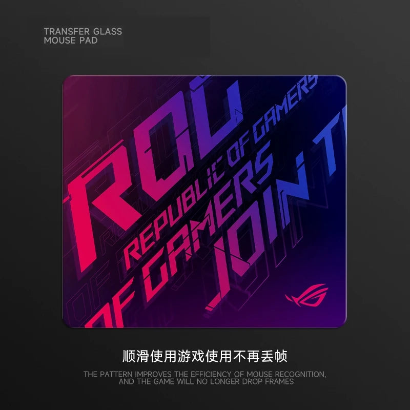 Trendy Cool Gaming Gift for Men - XXL Hard Tempered Photovoltaic Glass Mouse Pad with Creative Design for FPS eSports & Office