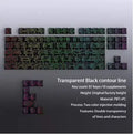 TopoGlow Purple PBT Keycap Set